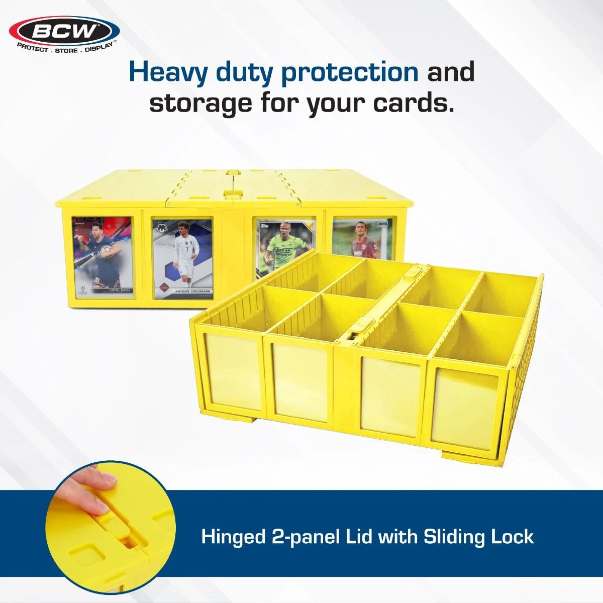 BCW Collectible Card Bin - 3200 - Yellow