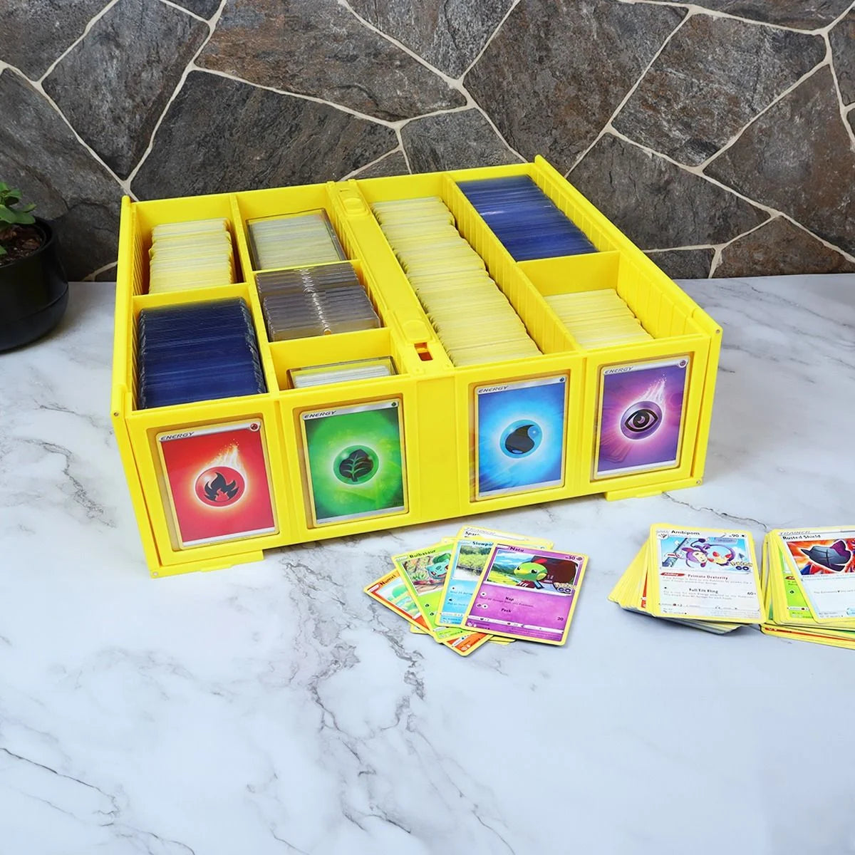 BCW Collectible Card Bin - 3200 - Yellow