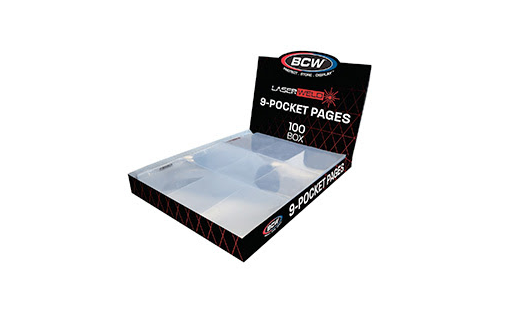 NEW - BCW LaserWeld 9-Pocket Pages