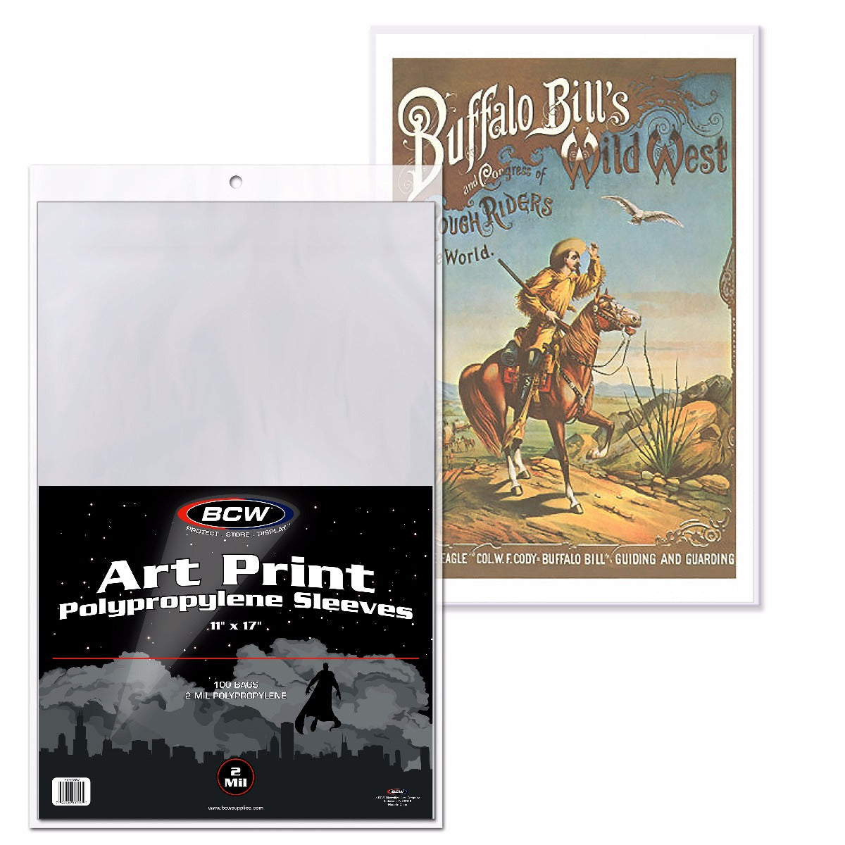 BCW 11x17 Print Sleeves PACK