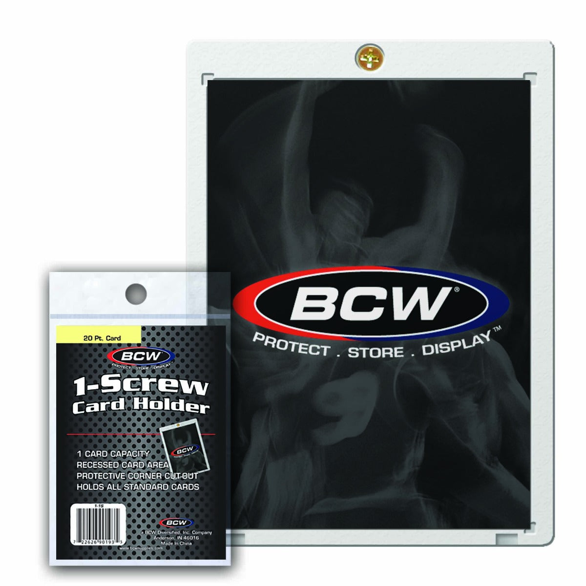 BCW 1-Screw Card Holder - 20 PT. EACH