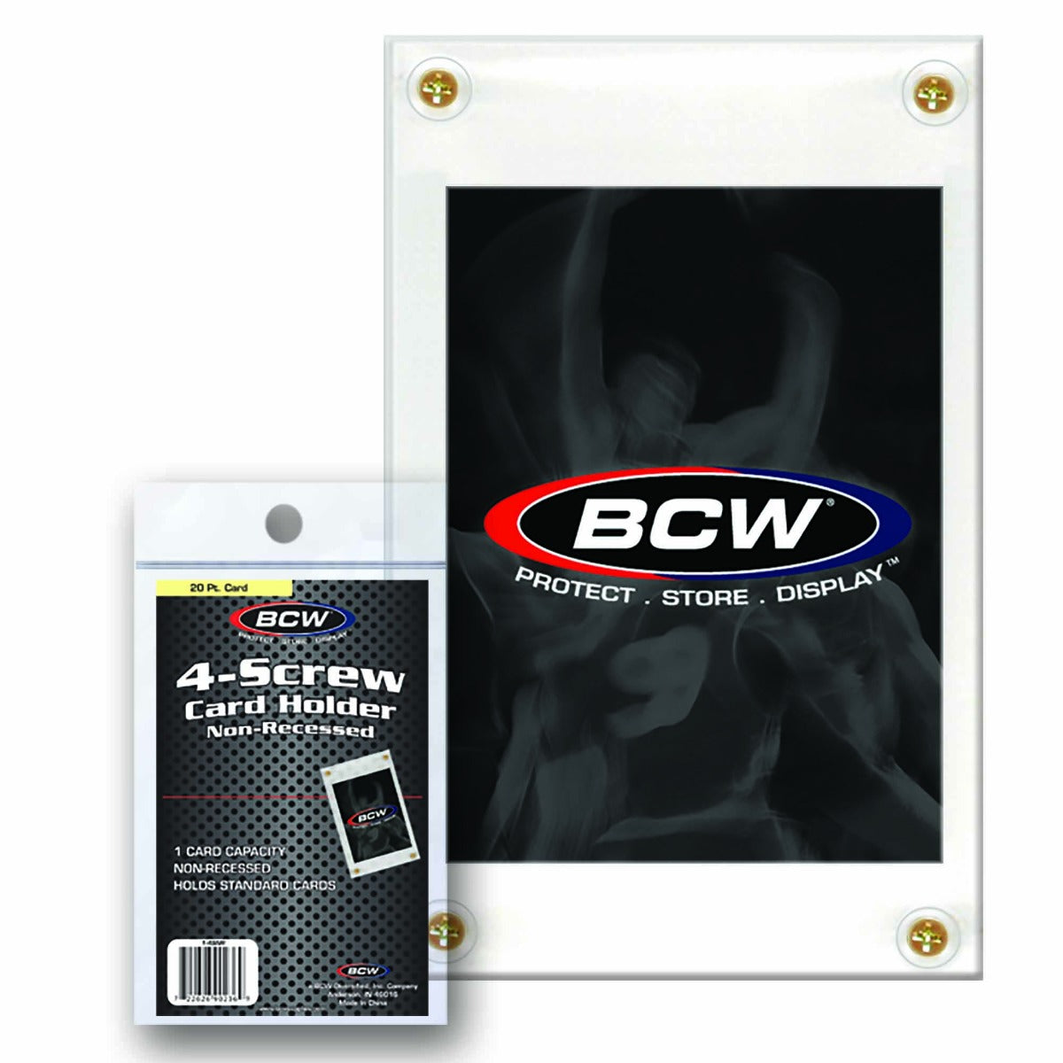 BCW 4-Screw Card Holder - Non Recessed EACH