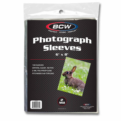 BCW 6x8 Photo Sleeves PACK