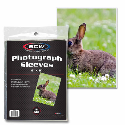 BCW 6x8 Photo Sleeves PACK