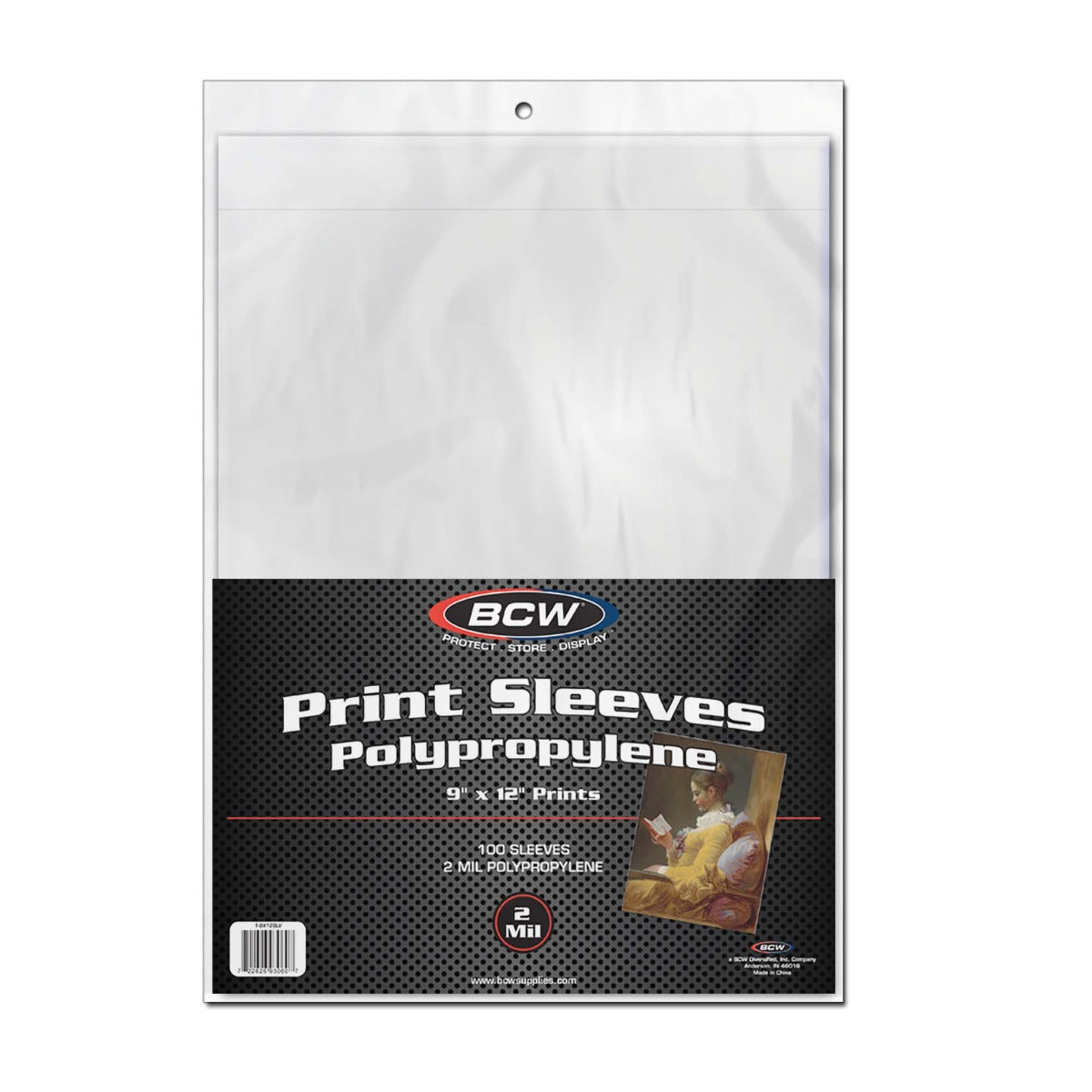 BCW 9x12 Photo Print Sleeves PACK