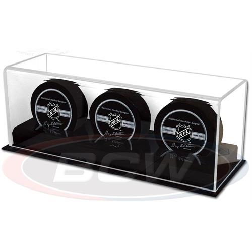 BCW Acrylic Triple Hockey Puck Display EACH