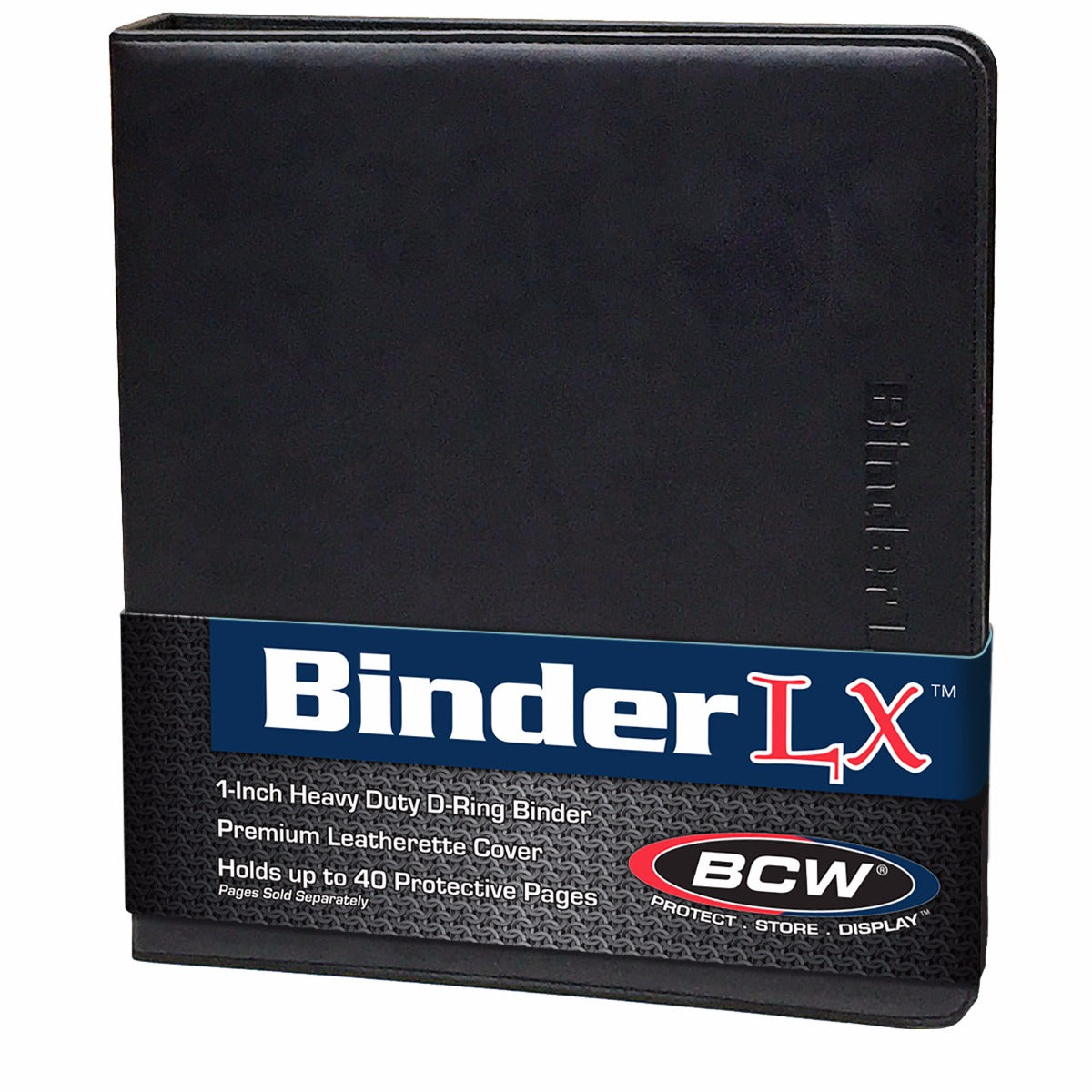 BCW 1 in. Album - LX - Collectors - Black EACH