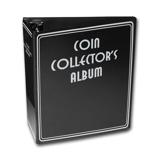 BCW 3 in. Album - Coin Collectors - Black EACH