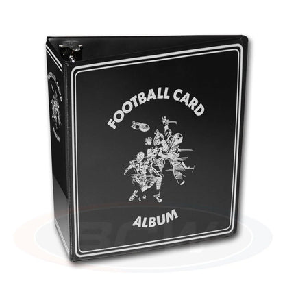 BCW 3 in. Album - Football - Black