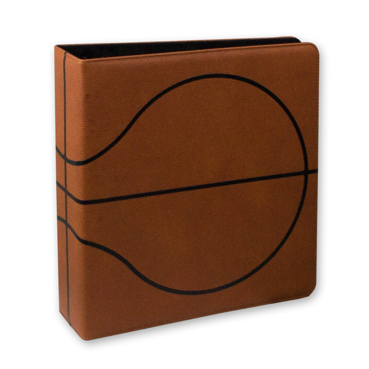 BCW 3 in. Album - Basketball Collectors Album - Premium Brown EACH