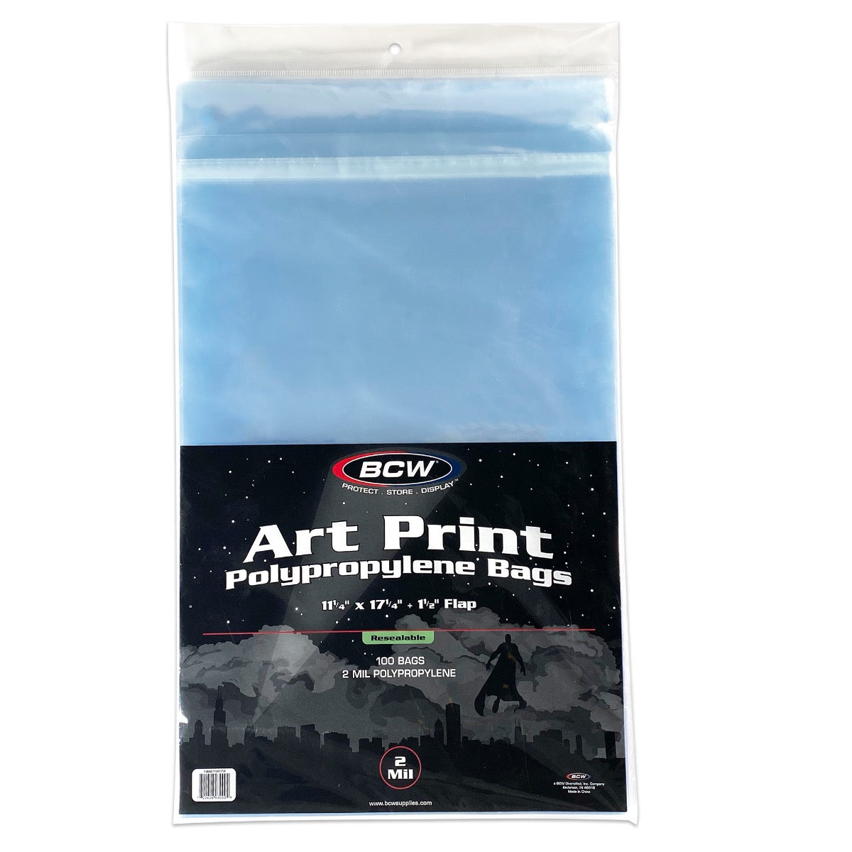 BCW Resealable 11x17 Art Print Bags PACK