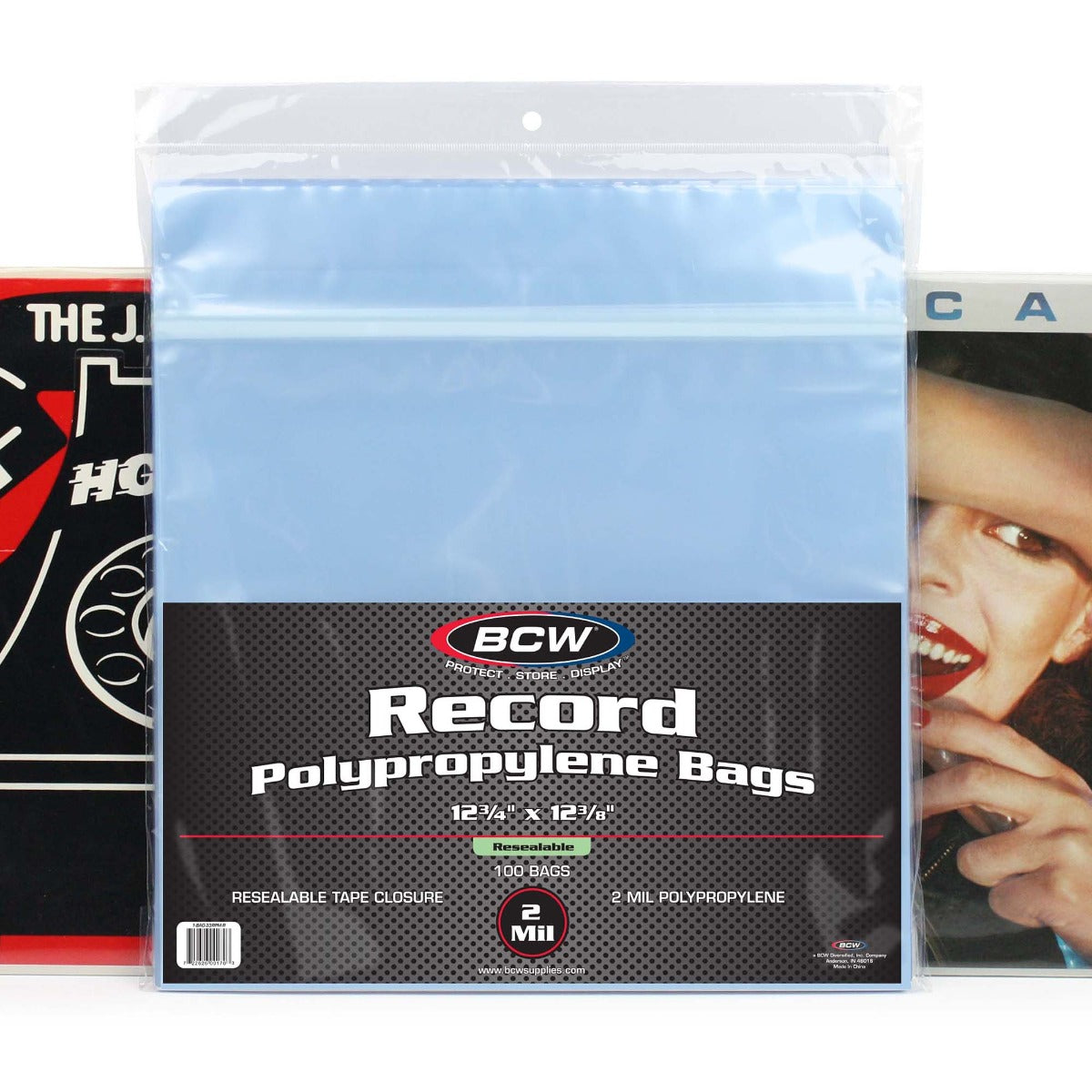 BCW Resealable 12-Inch Record Bags PACK