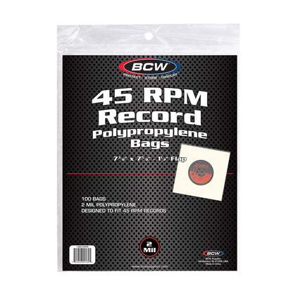 BCW 45 RPM Record Bags PACK