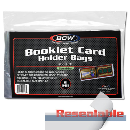 BCW Resealable Bag for Booklet Card in Holder PACK