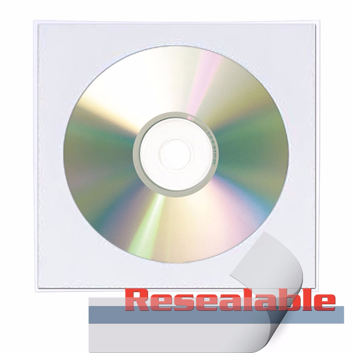 BCW Resealable CD Bag - Loose Disc PACK