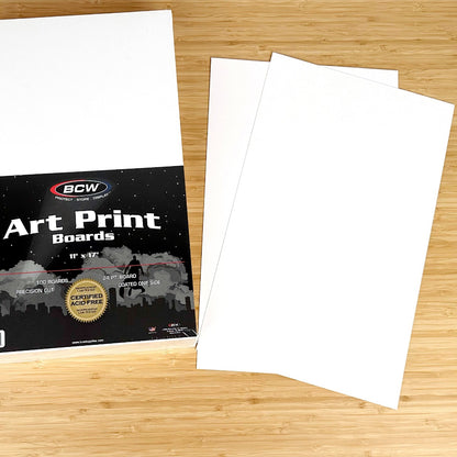 BCW 11x17 Art Print Backing Boards PACK