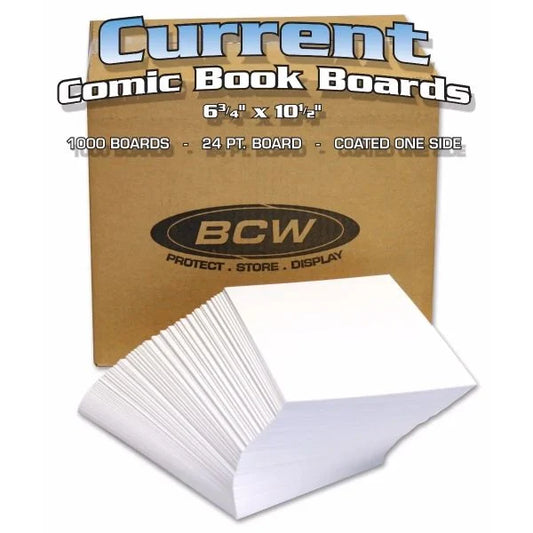 BCW Bulk Current Comic Backing Boards (1000pcs)