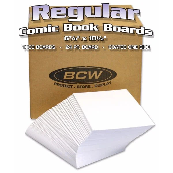 BCW Bulk Regular Comic Backing Boards (1000pcs)