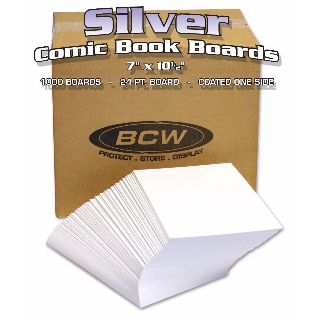 BCW Bulk Silver Comic Backing Boards (1000pcs)