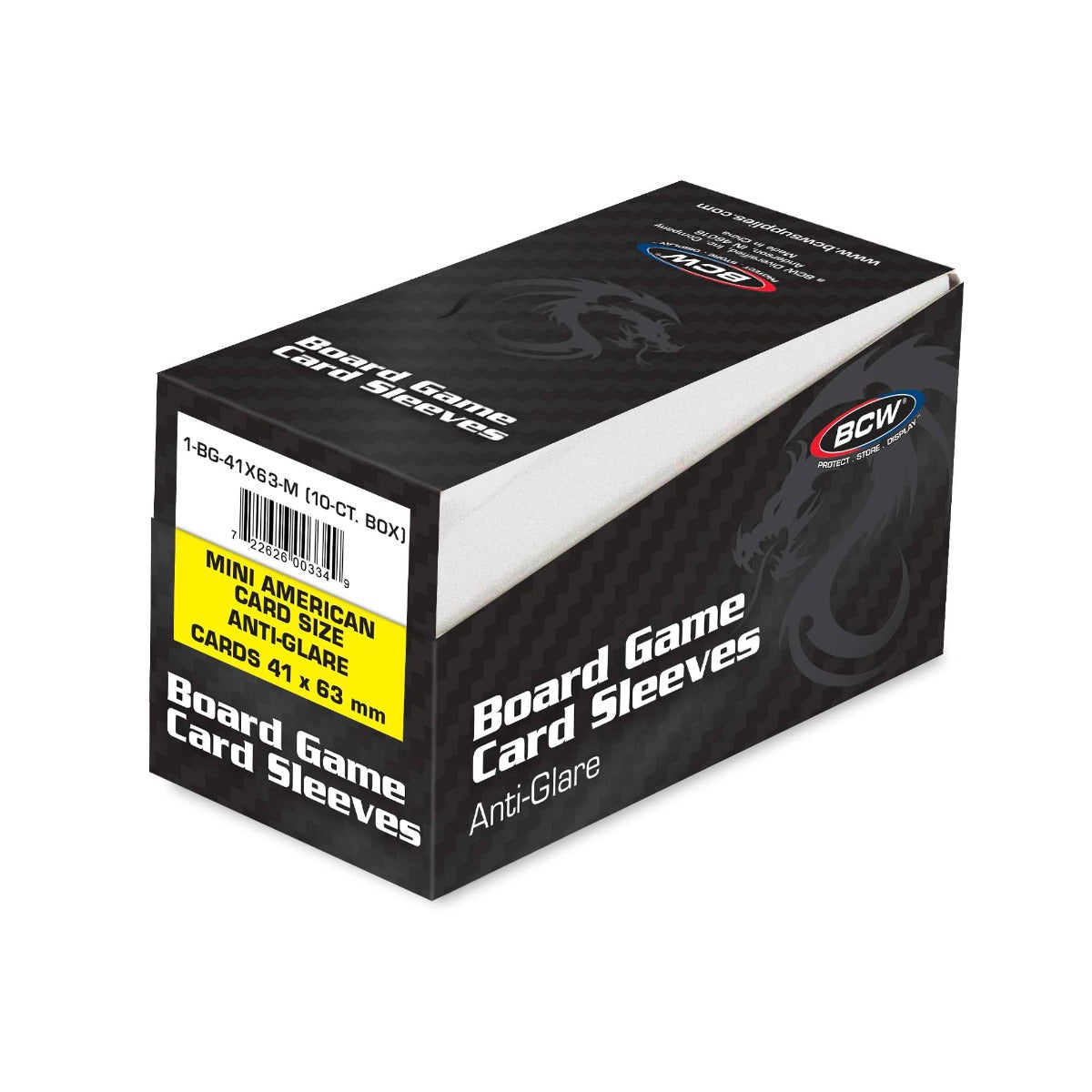 BCW Anti-Glare Sleeves - Mini American (41MM x 63MM) PACK