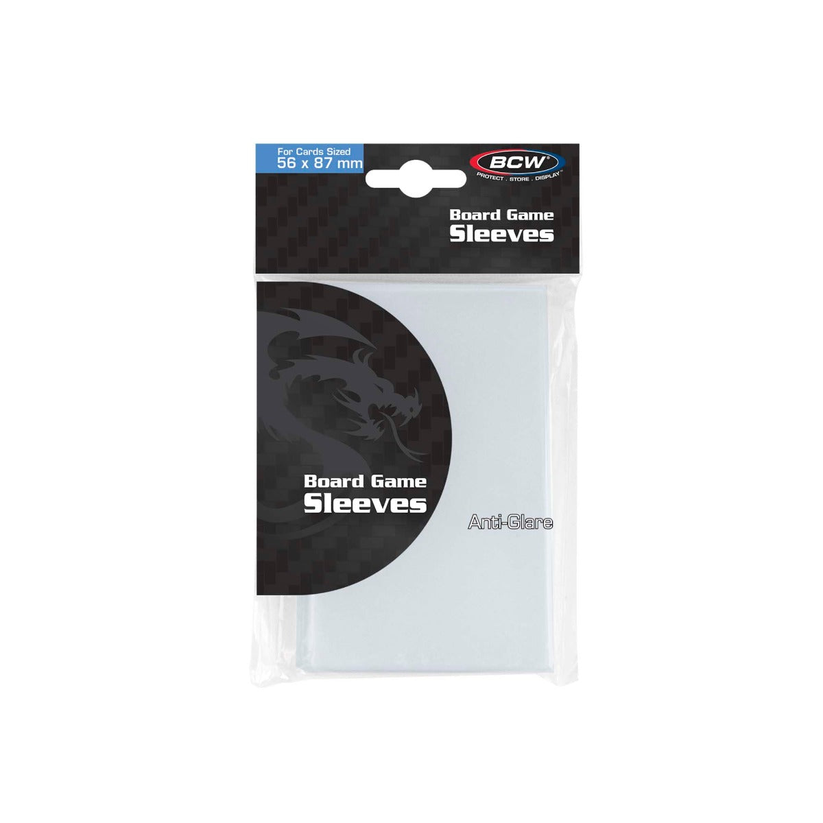 BCW Anti-Glare Sleeves - Std American (56MM x 87MM) PACK