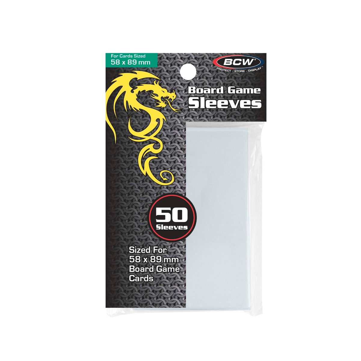 BCW Board Game Sleeves - Std Chimera (58MM x 89MM) PACK