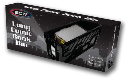 BCW Long Comic Book Bin - Black EACH