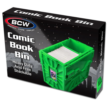 BCW Short Comic Book Bin - Green