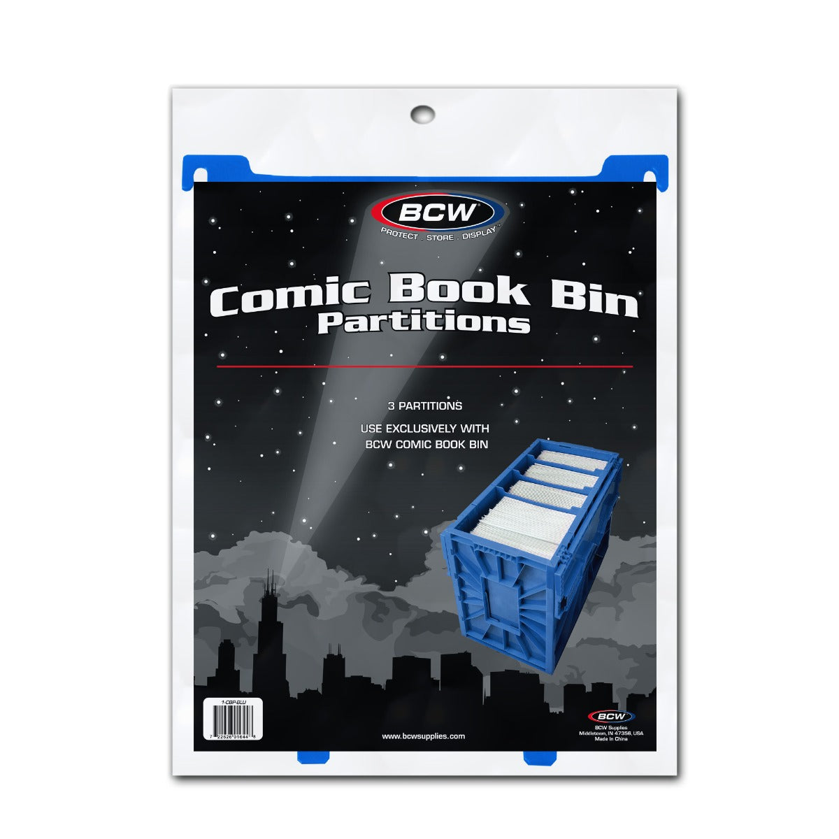 BCW Comic Book Bin Partitions - Blue PACK