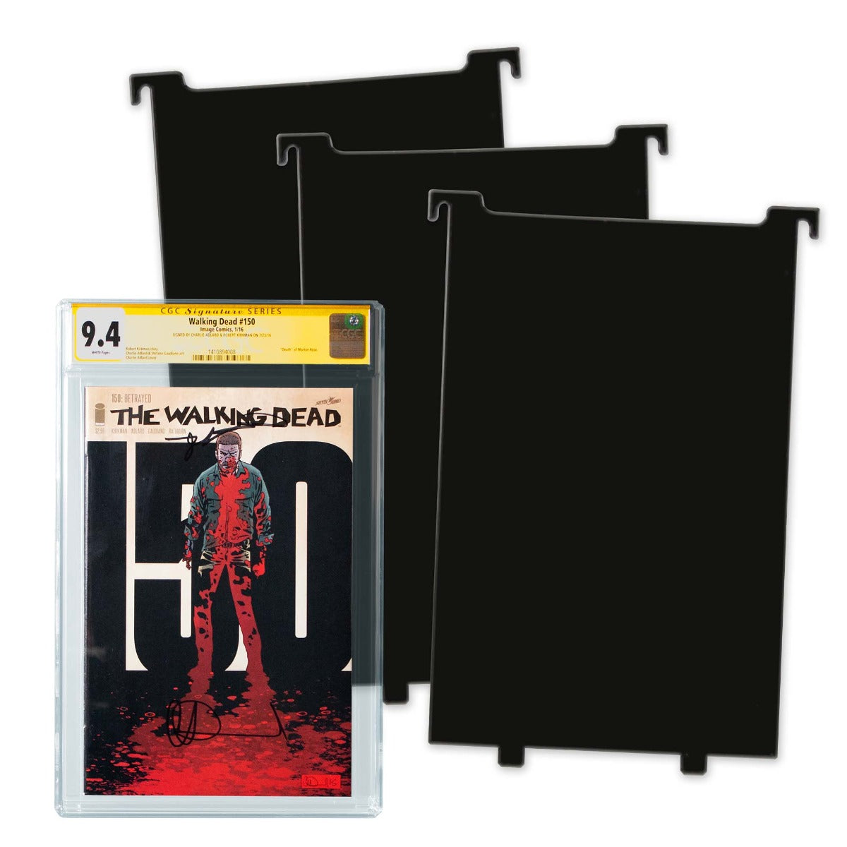 BCW Graded Comic Book Bin Partitions - Black PACK