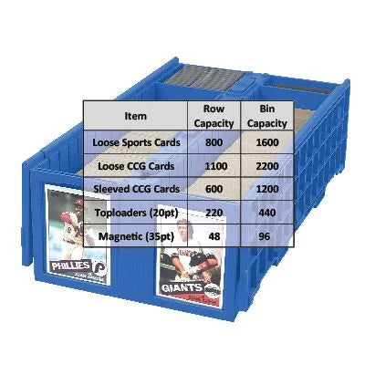 BCW Collectible Card Bin - 1600 - Blue