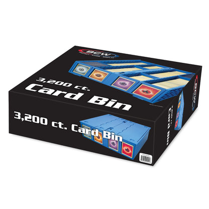 BCW Collectible Card Bin - 3200 - Blue EACH