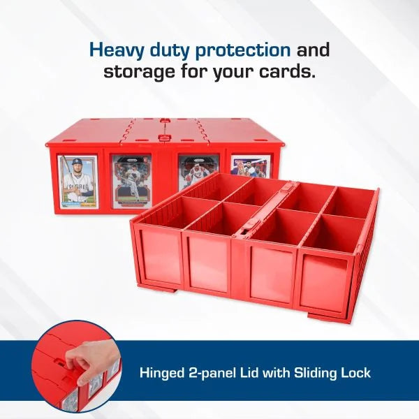 BCW Collectible Card Bin - 3200 - Red