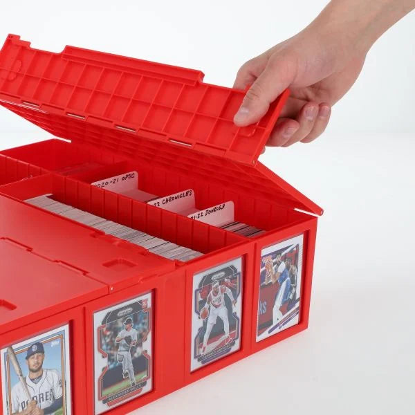 BCW Collectible Card Bin - 3200 - Red