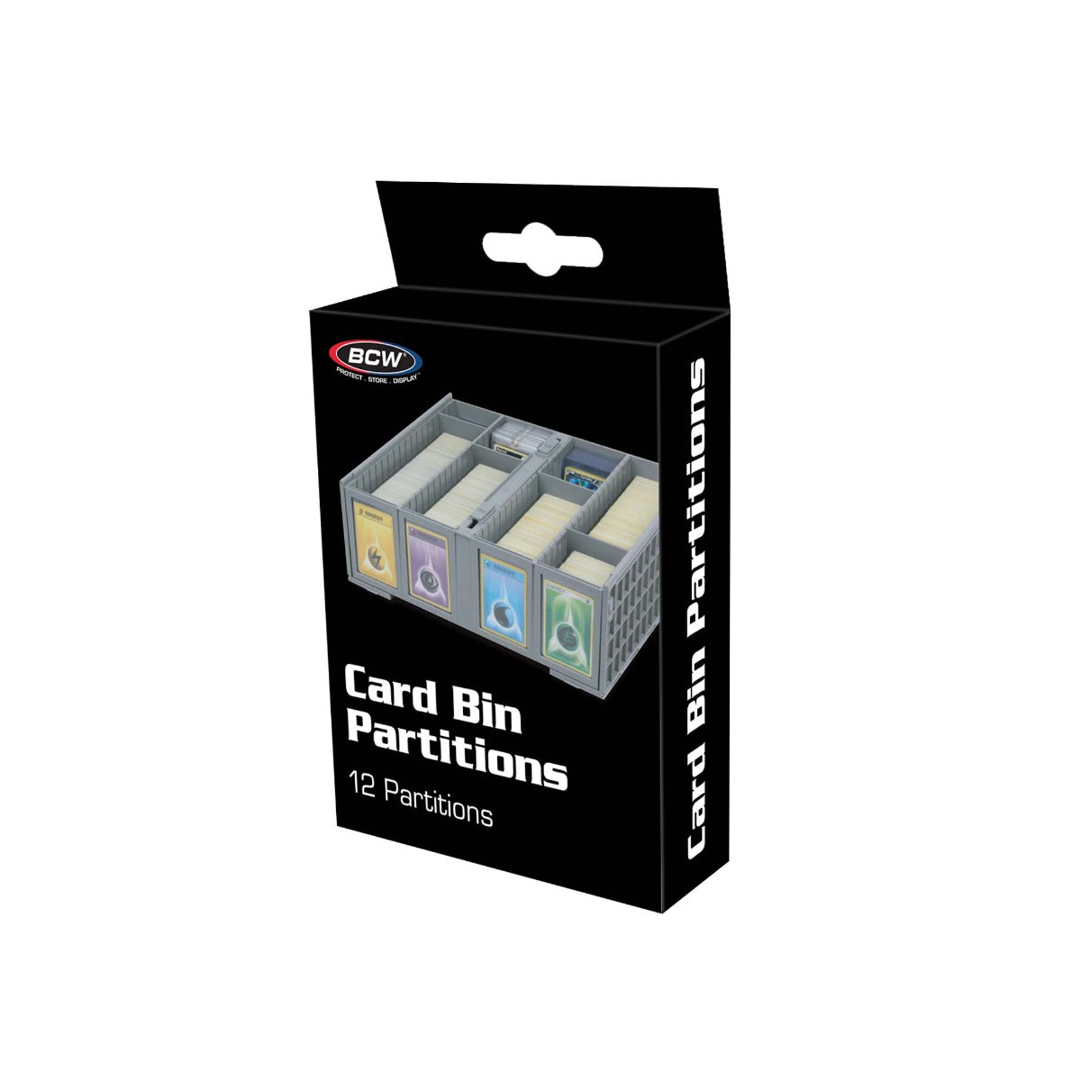 BCW Collectible Card Bin Partitions - Gray PACK