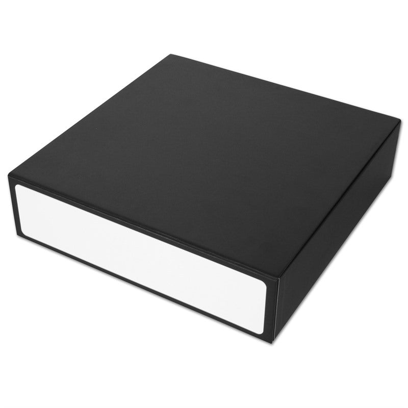BCW Card Game Box - 3 Row - Black with White EACH