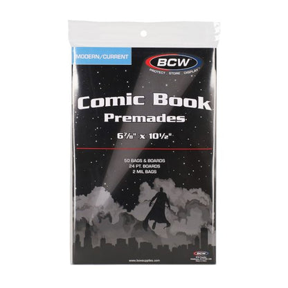 BCW Premade Current Comic Bag and Board