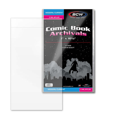 BCW Current/Modern Comic Mylar Archivals - 2 MIL PACK