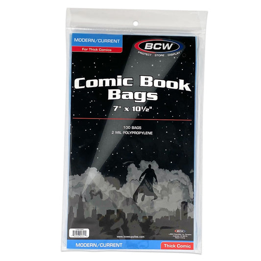 BCW Current/Modern Comic Bags - Thick PACK