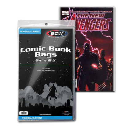 BCW Current/Modern Comic Bags PACK