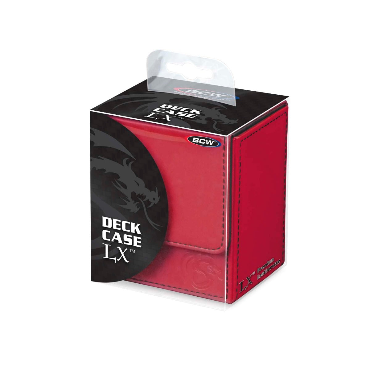 BCW Deck Case - LX - Red EACH