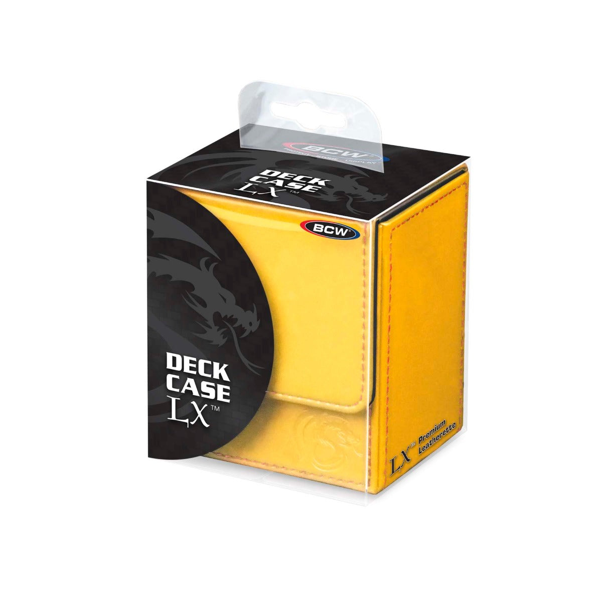 BCW Deck Case - LX - Yellow EACH