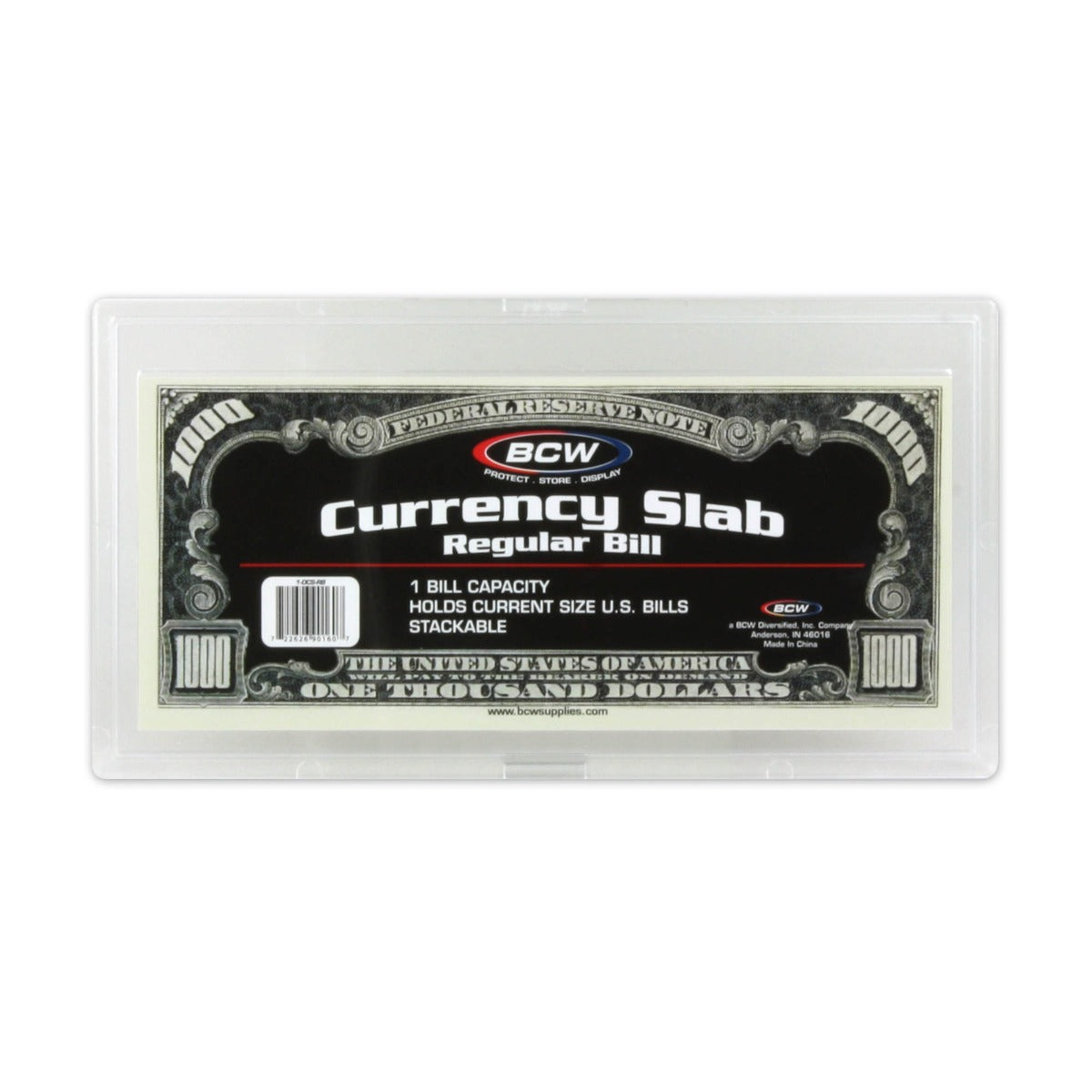 BCW Deluxe Currency Slab - Regular Bill EACH