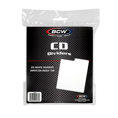 BCW Compact Disc Dividers PACK