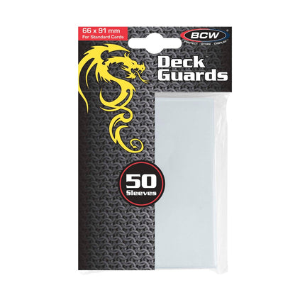 BCW Deck Guards - Clear PACK