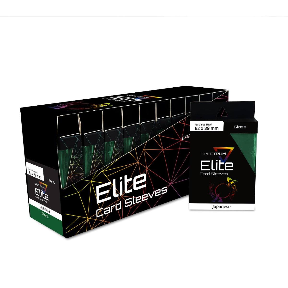 BCW Elite Card Sleeves - Small - Green PACK