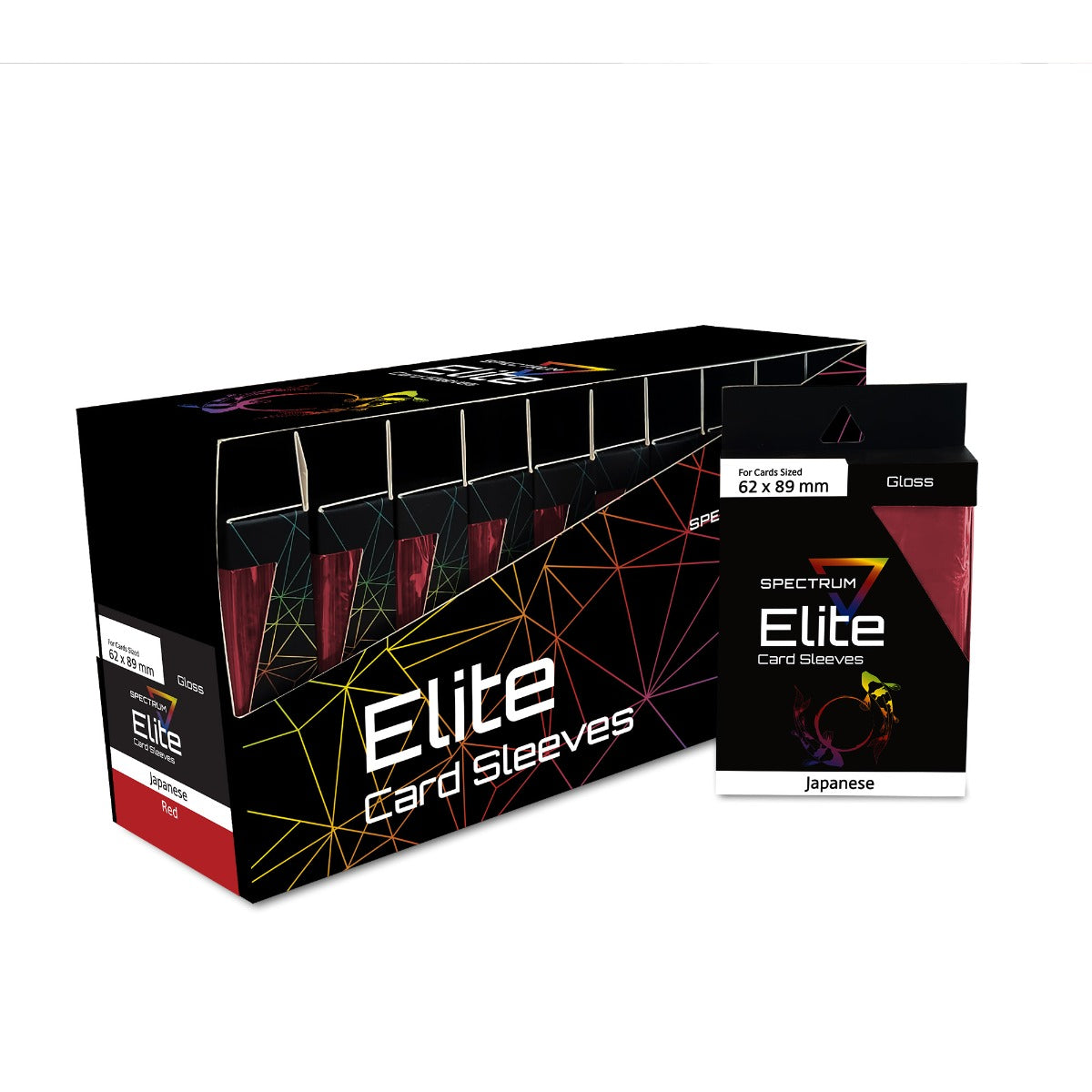 BCW Elite Card Sleeves - Small - Red PACK