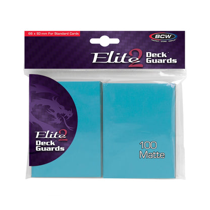 BCW Deck Guard - Elite2 - Anti-Glare - Azure PACK