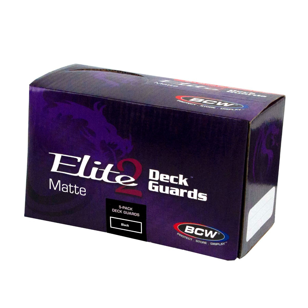 BCW Deck Guard - Elite2 - Anti-Glare - Black PACK