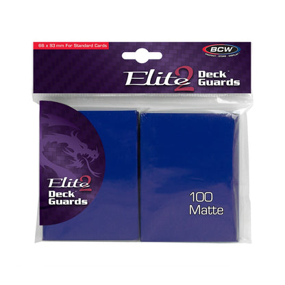 BCW Deck Guard - Elite2 - Anti-Glare - Blue PACK